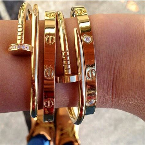 cartier nail necklace dupe|cartier bracelet look alike.